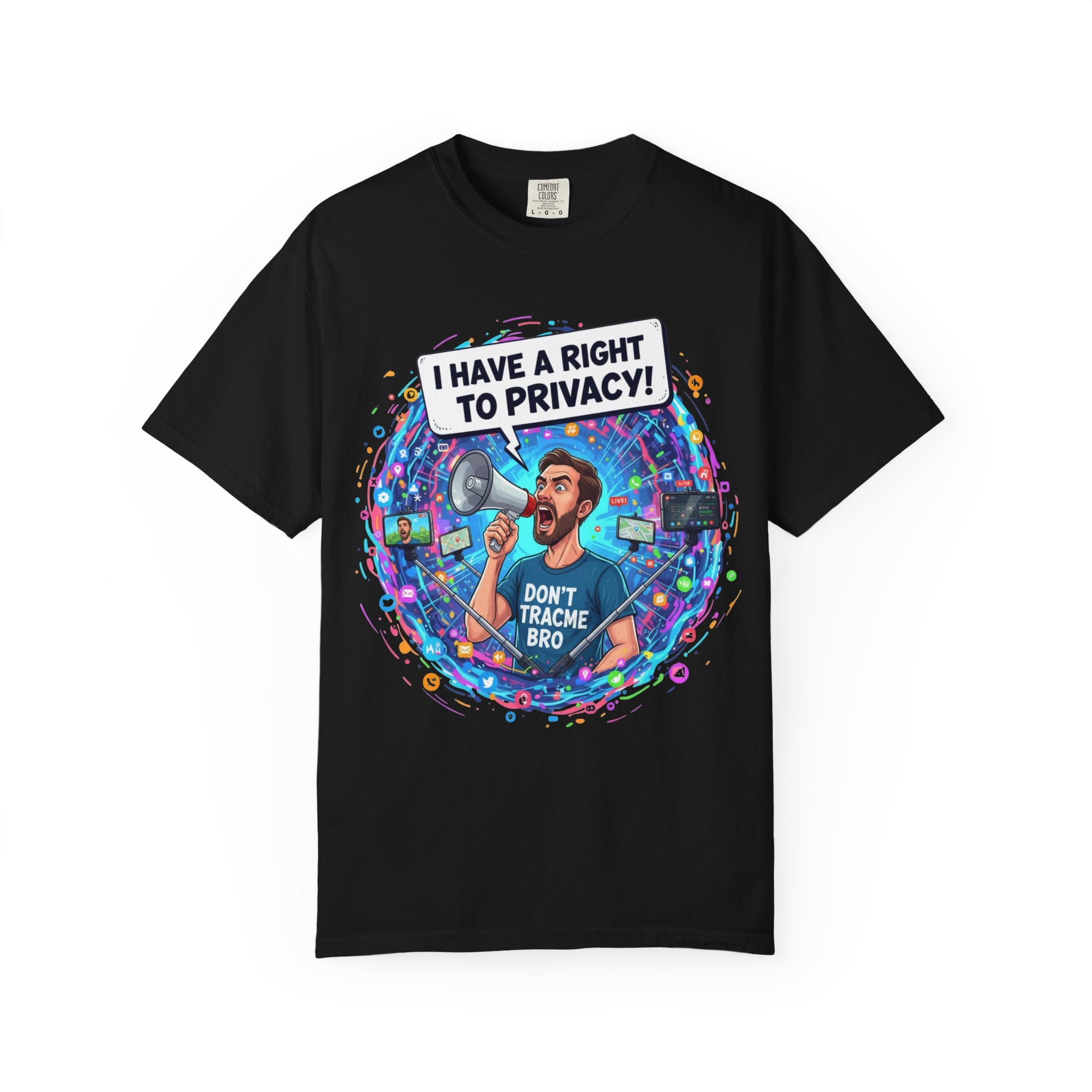 "The Right to Privacy"  Unisex Garment-Dyed T-shirt