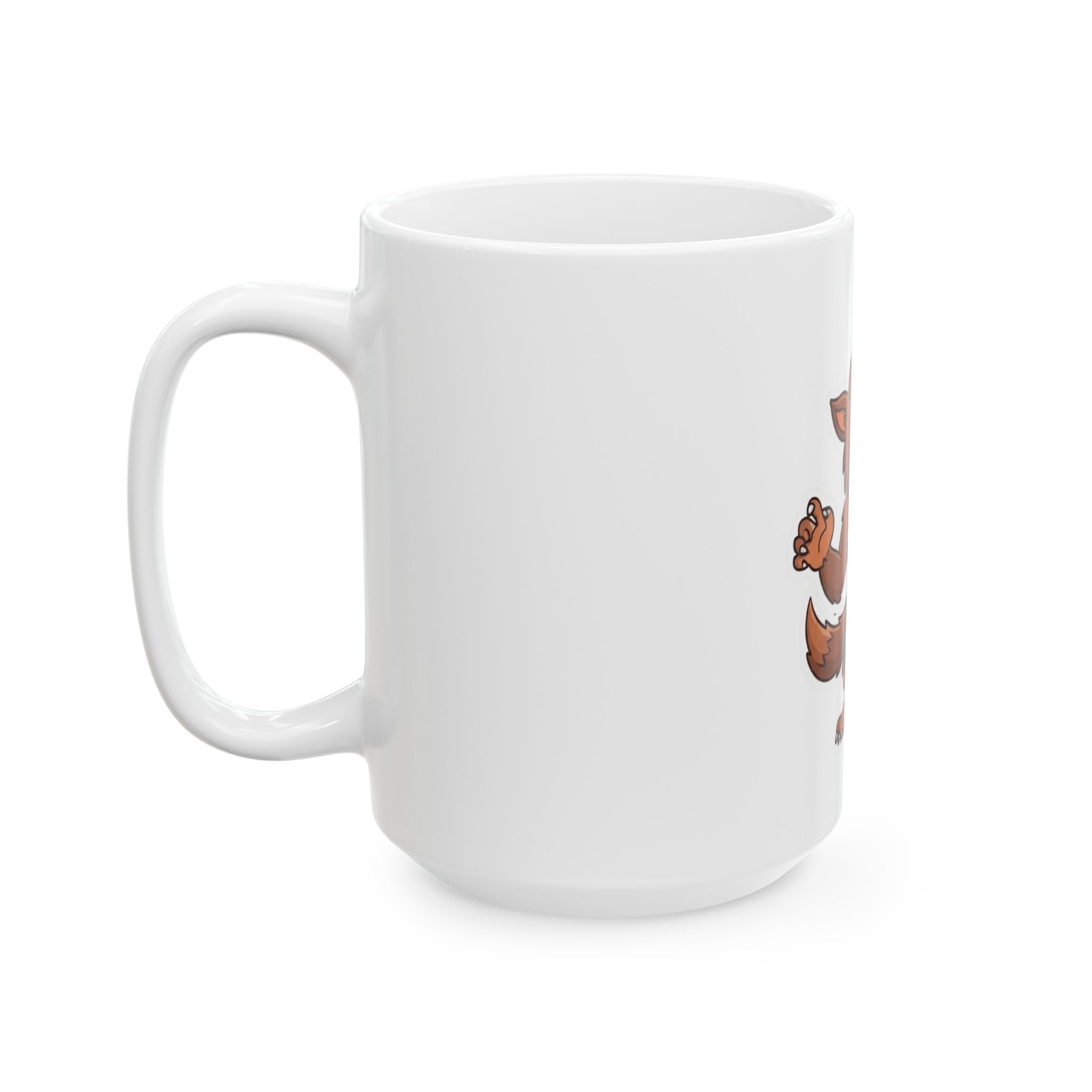 "Werewolf" White Ceramic Mug