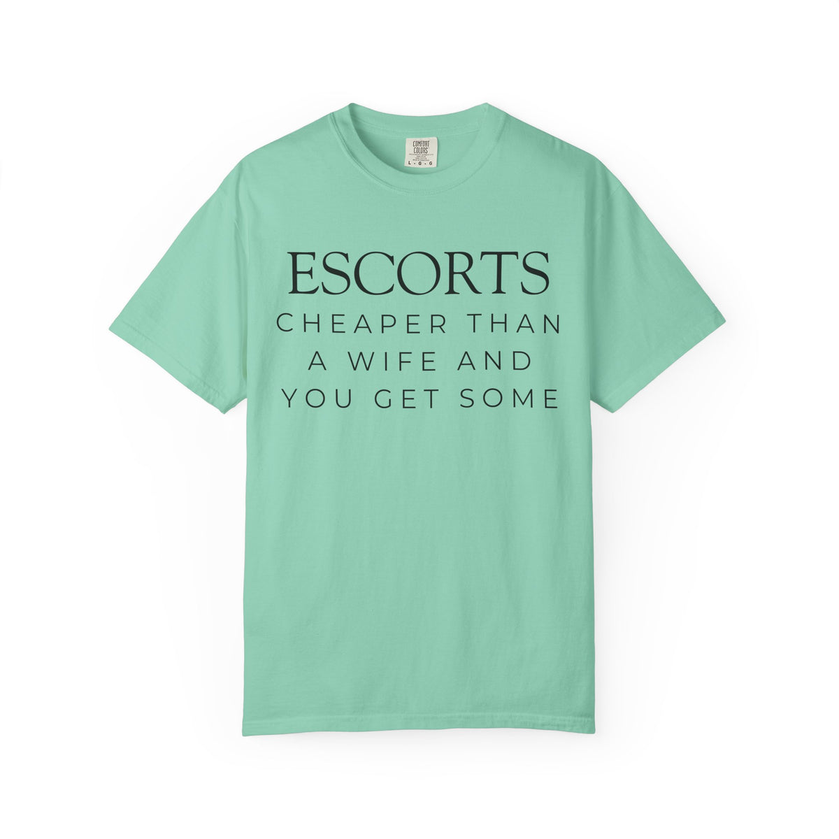 Color: Island Reef | Escorts Unisex Garment-Dyed Tee