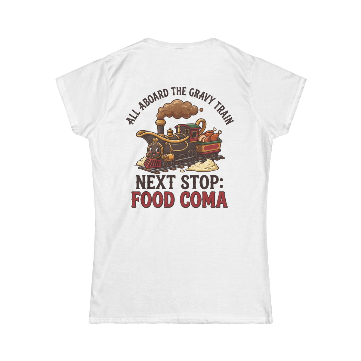 "Next Stop Food Coma" Women's Tee