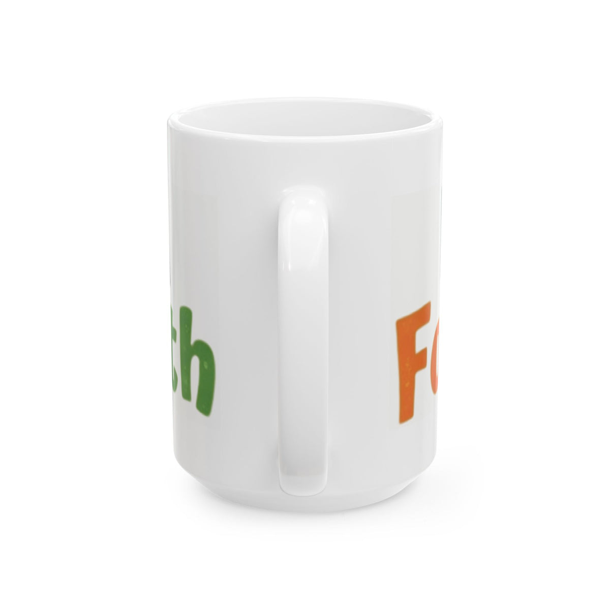 "Fowl Mouth" White Ceramic Mug — Graphic
