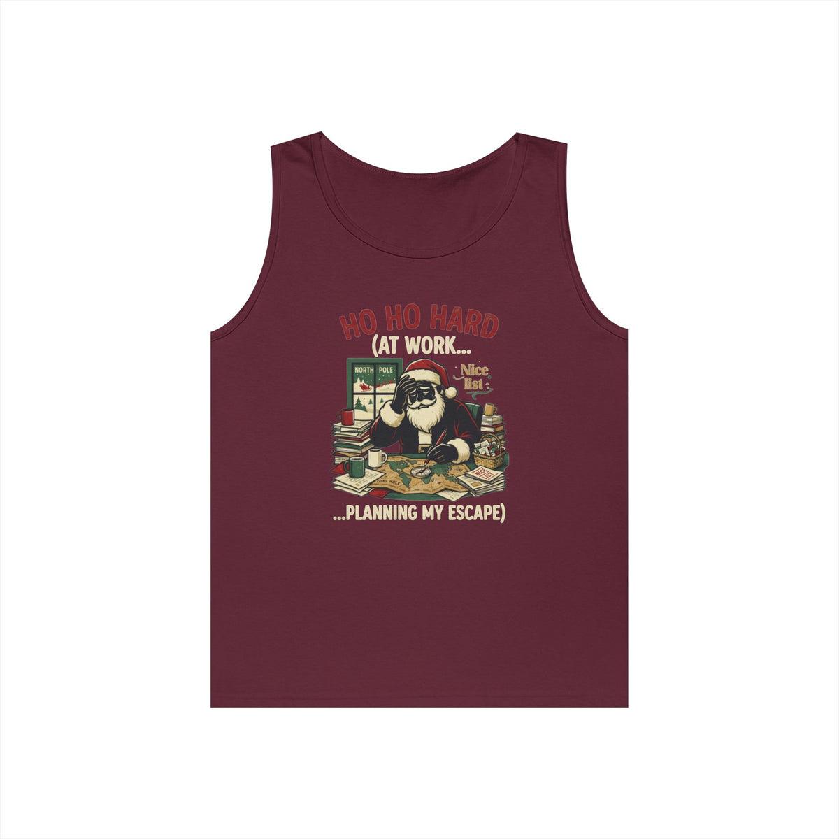 "Ho Ho Hard At Work" Tank Top