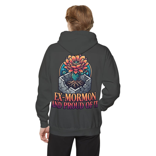 "Ex Mormon and Proud Of It" Garment-Dyed Hoodie