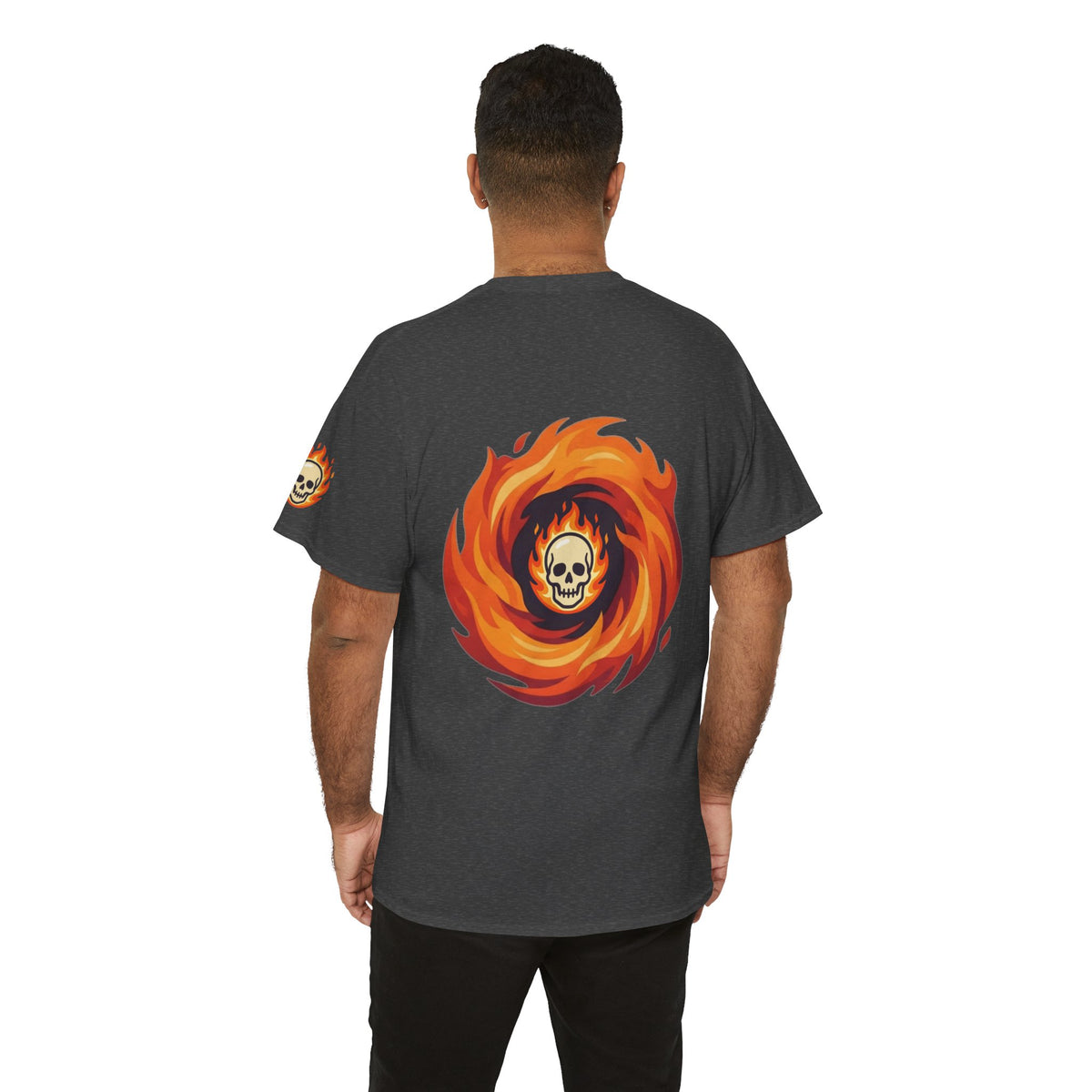 Color: Dark Heather | Hellfire Premium Graphic Tee