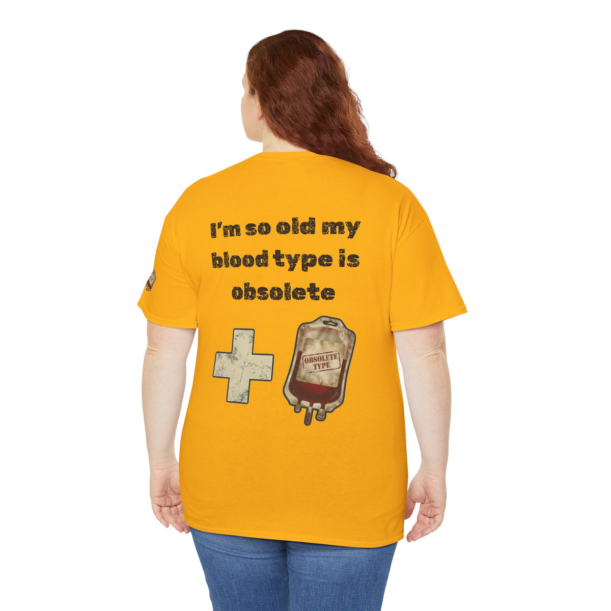 Color: Gold | Blood Type Premium Graphic Tee