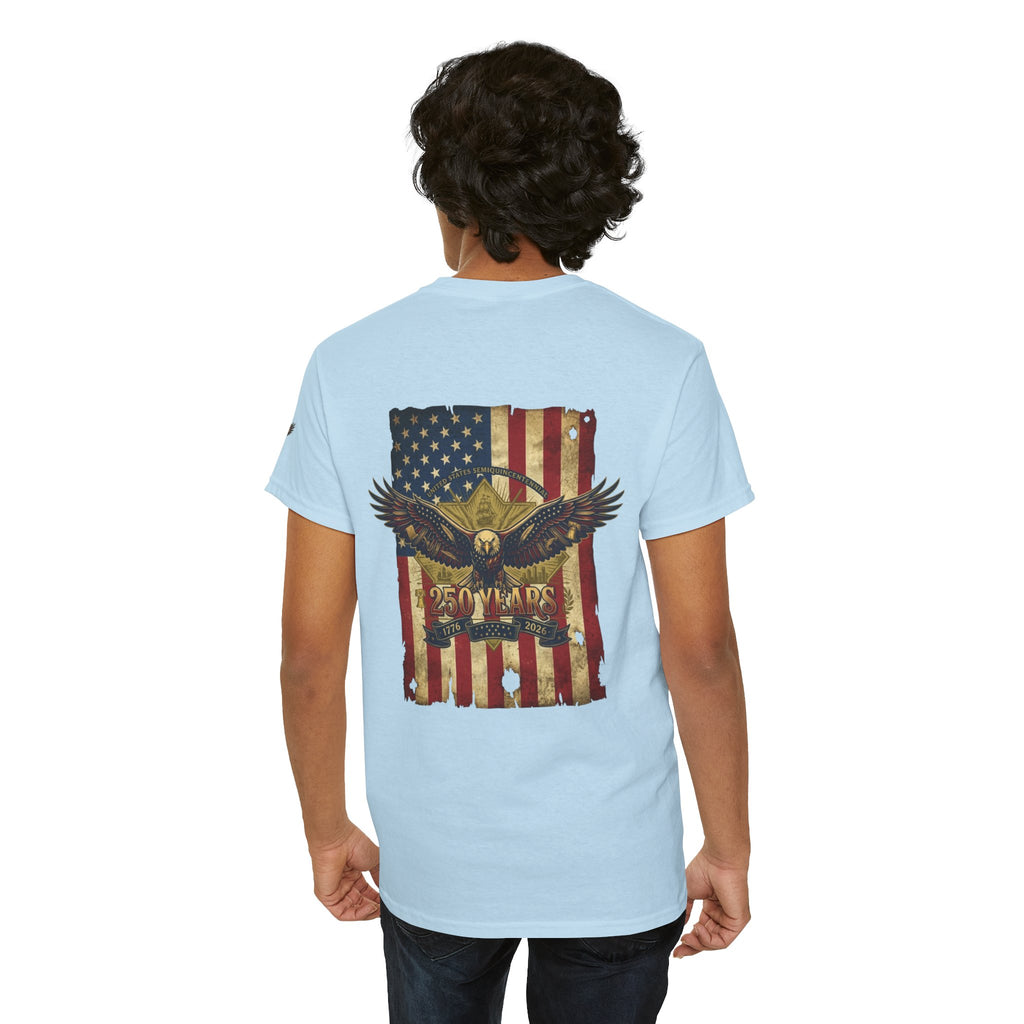 "Eagle and Flag 250 Years" Premium Graphic Tee