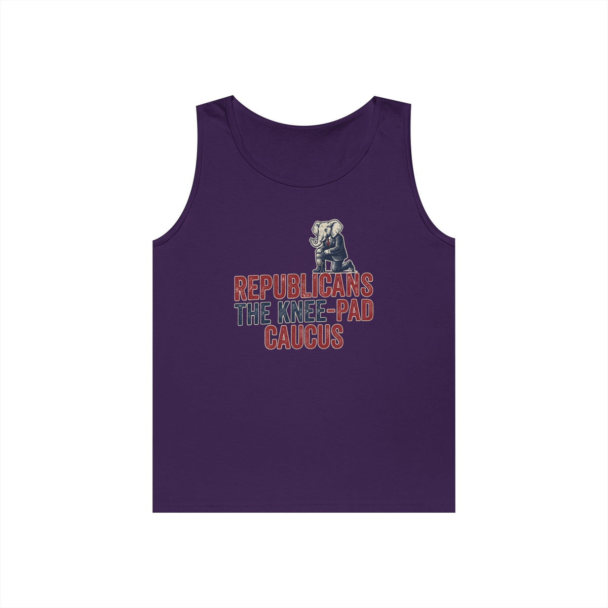 Color: Purple | The Knee Pad Caucus Tank Top