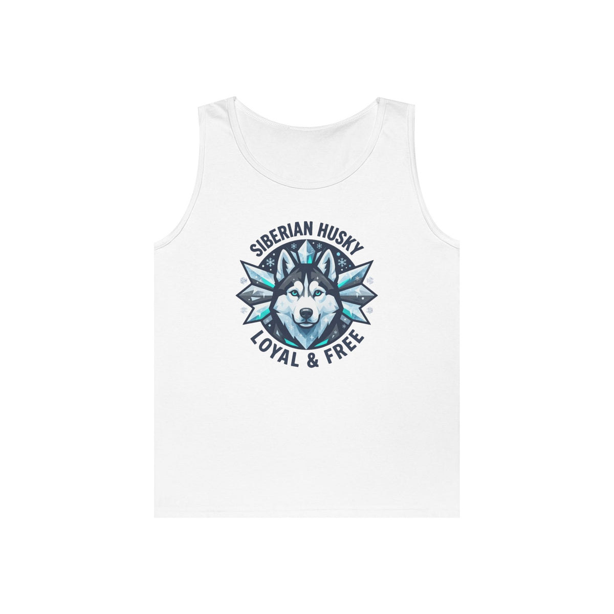 "Siberian Husky Loyal & Free" Tank Top