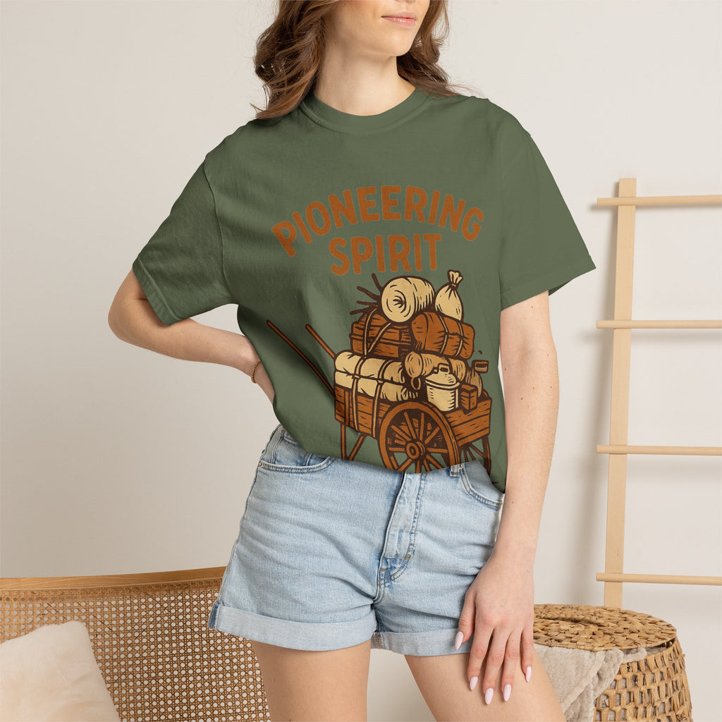 "Pioneering Spirit" Unisex Garment-Dyed T-shirt
