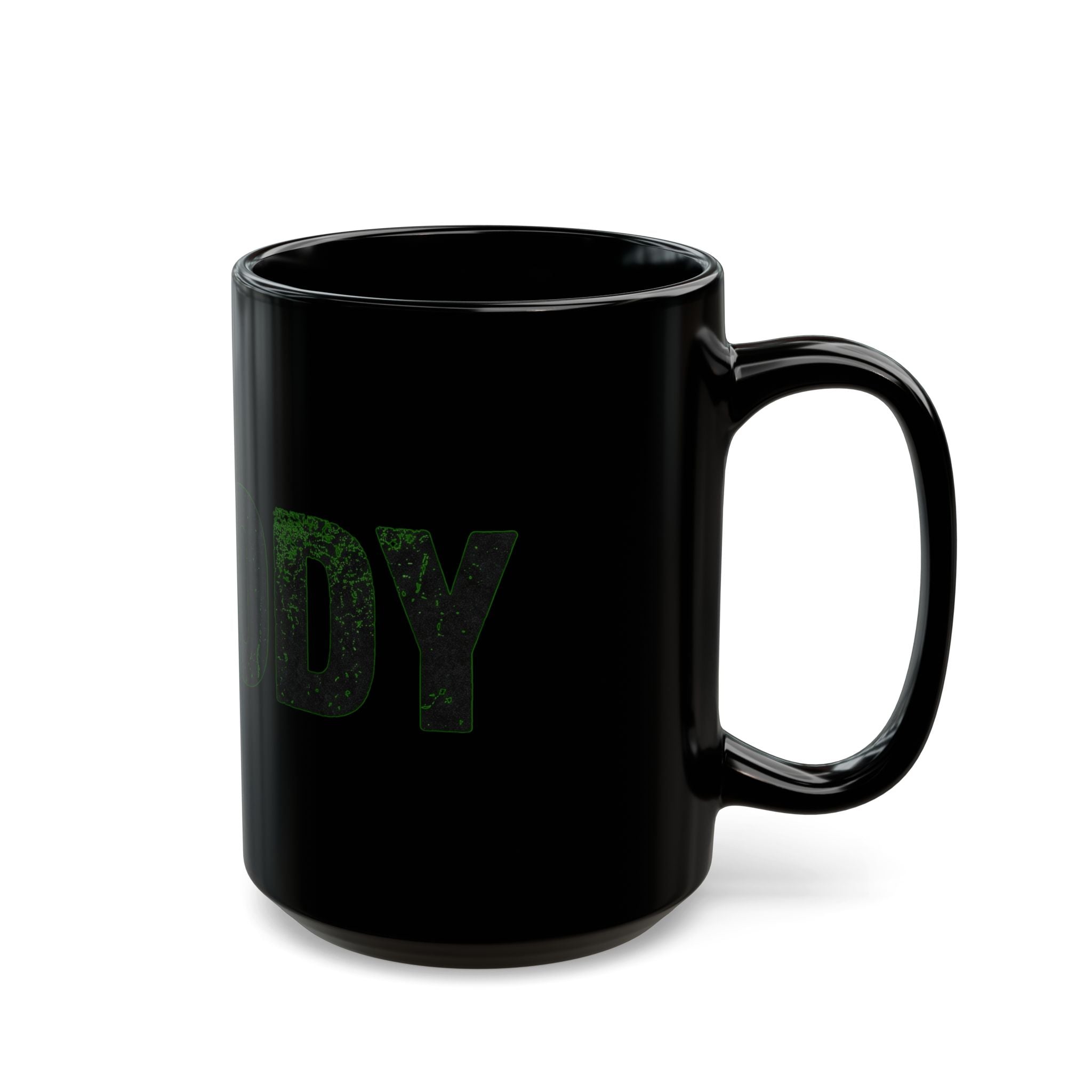 "Nobody Can Beat You At Being You" Black Ceramic Mug — Graphic