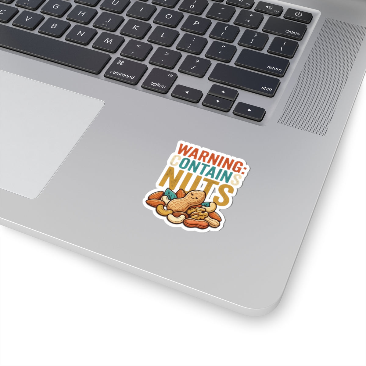"Warning Contains Nuts" Sticker — Main