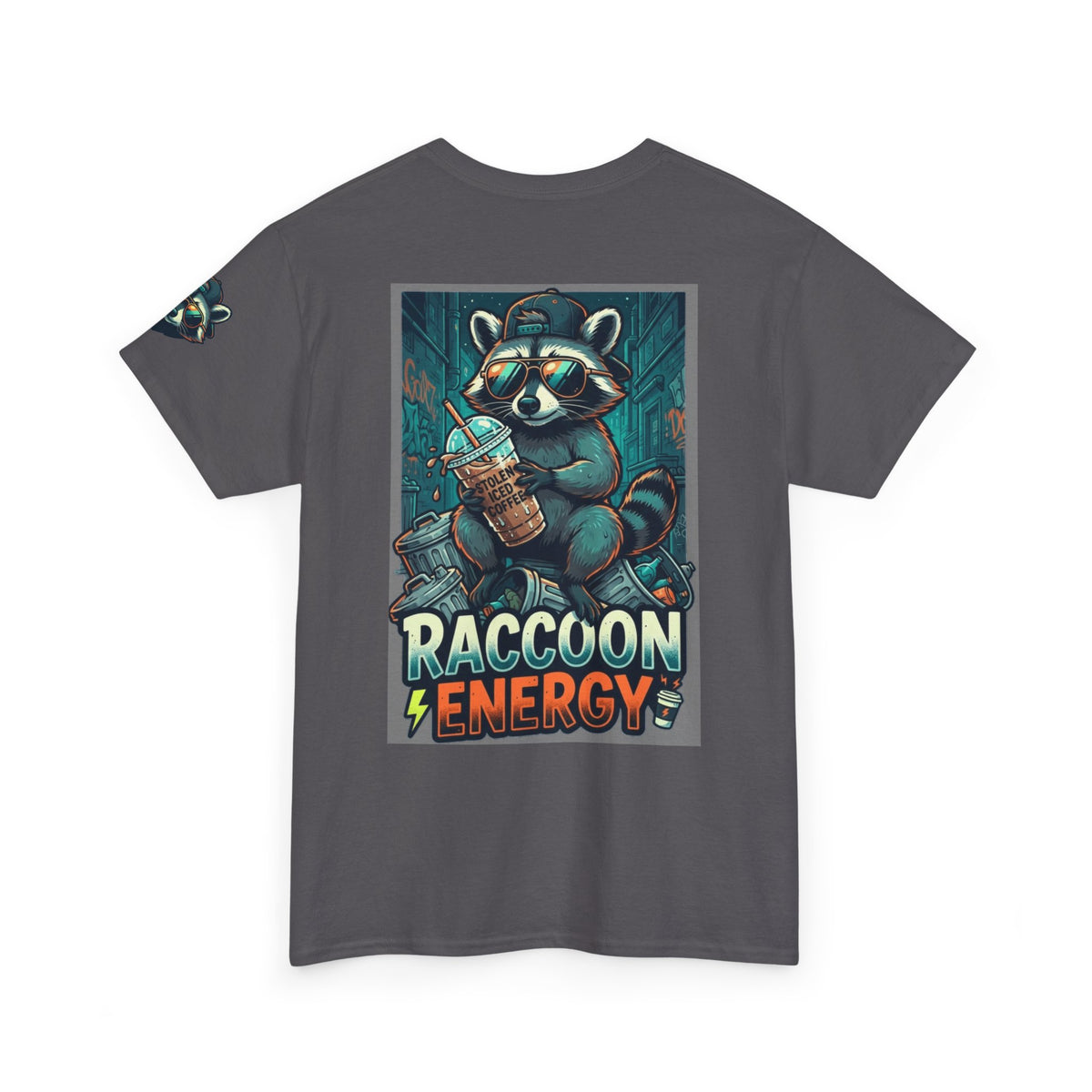 "Raccoon Energy" Premium Graphic Tee