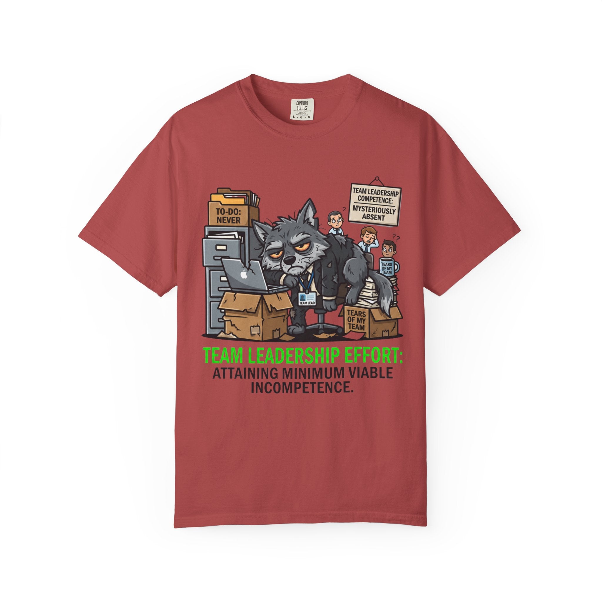 "Team Leadership Effort" Unisex Garment-Dyed Tee