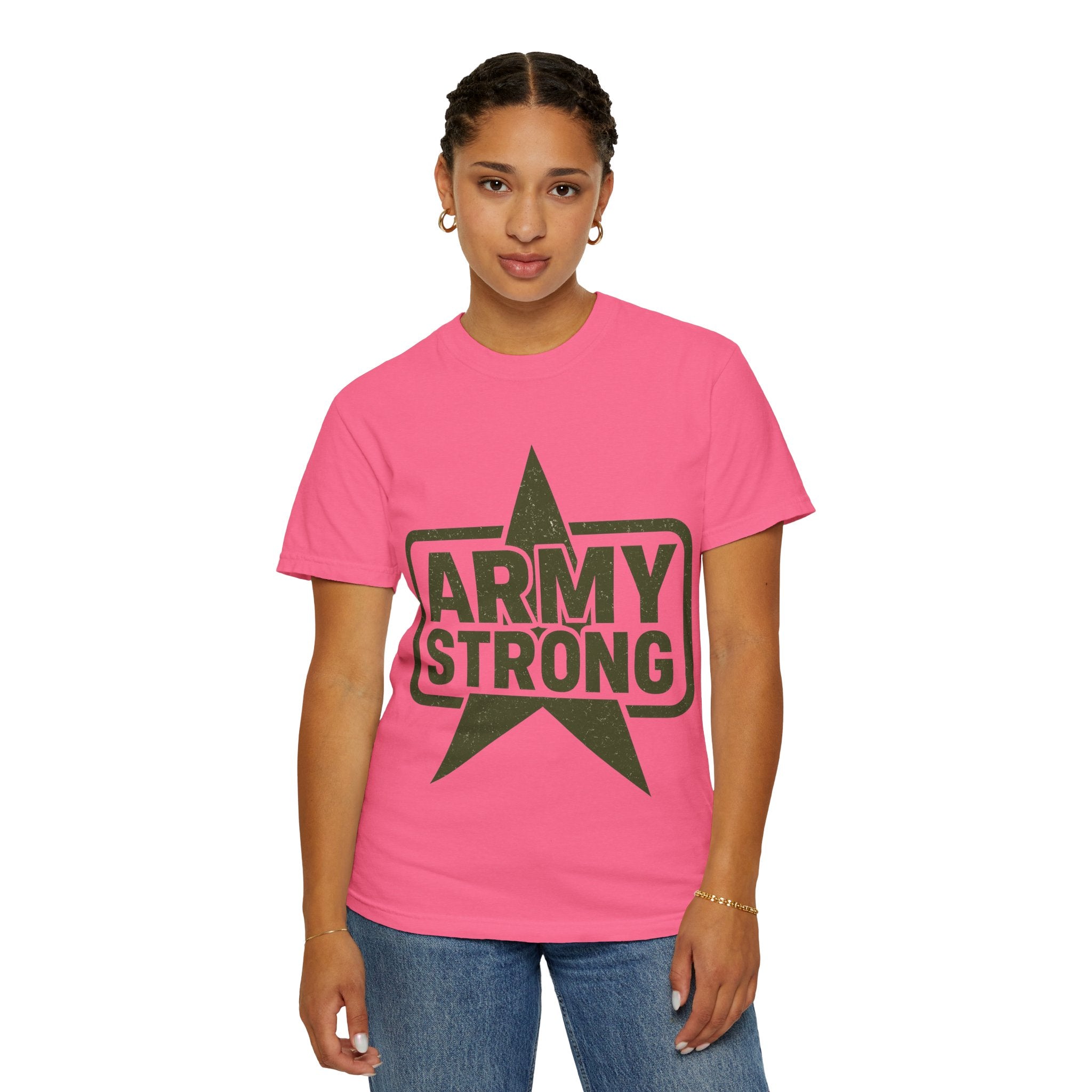 "Army Strong" Unisex Garment-Dyed T-shirt