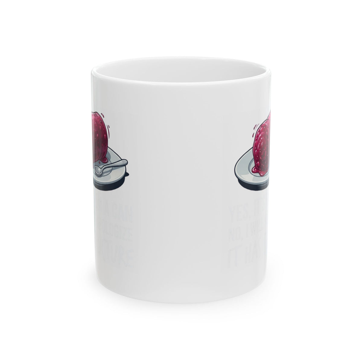 "Yes It's From A Can" White Ceramic Mug