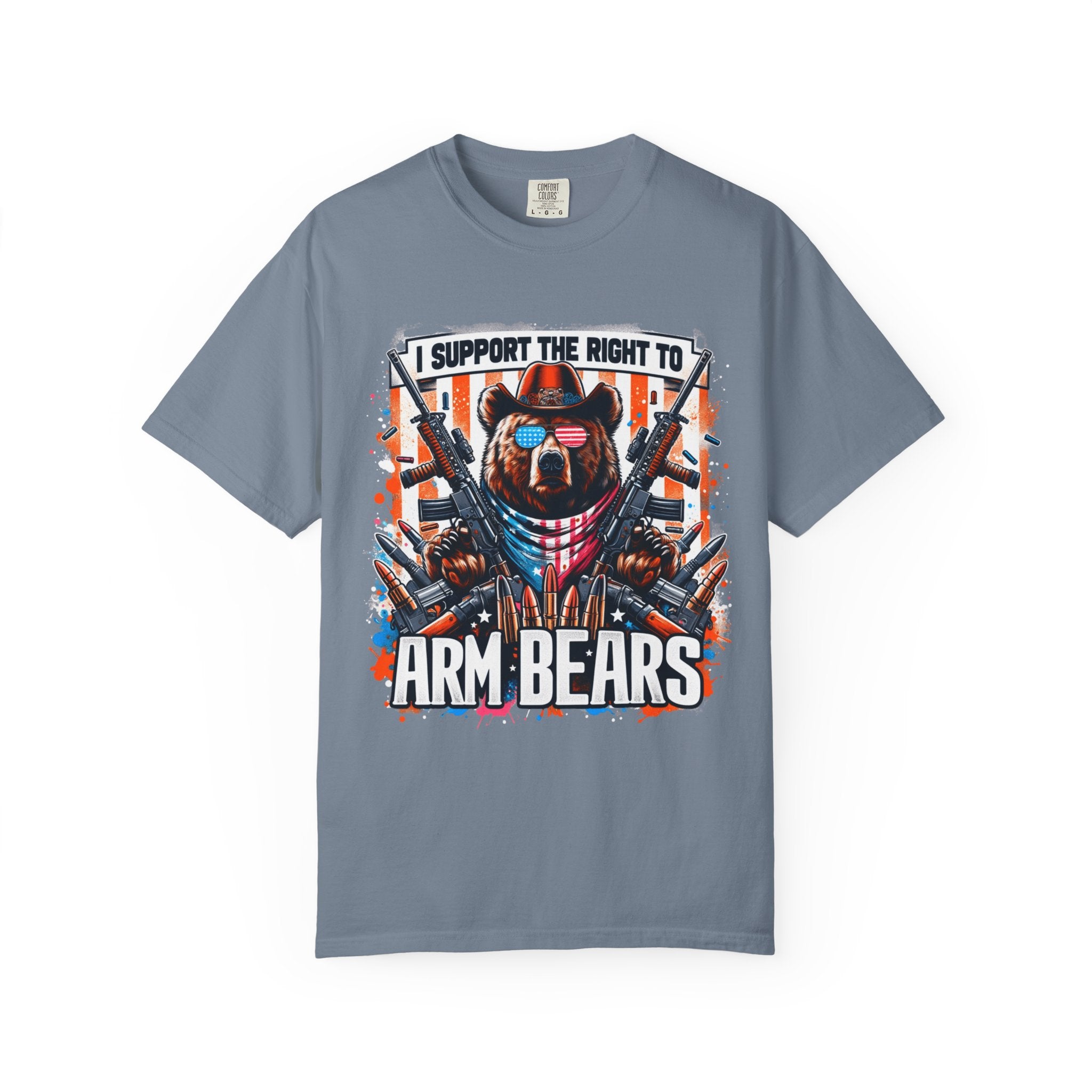 "Right to Arm Bears" Unisex Garment-Dyed T-shirt