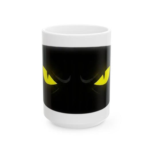 "Step Inside My Death Bed" White Ceramic Mug — Graphic