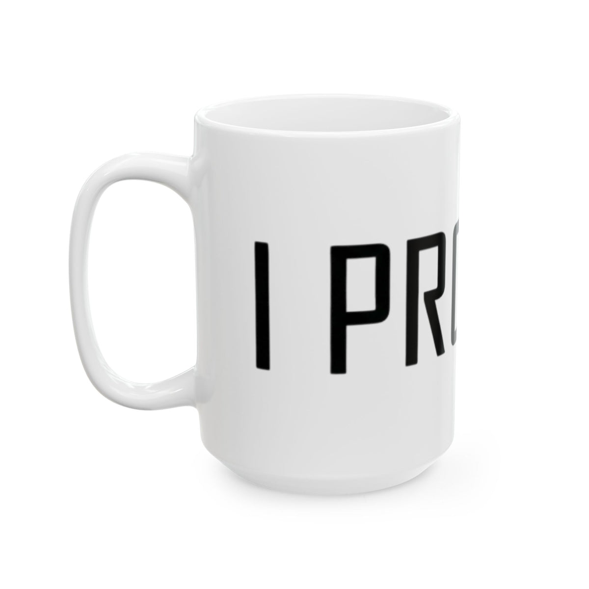 "Promise I'm Worse" White Ceramic Mug — Graphic