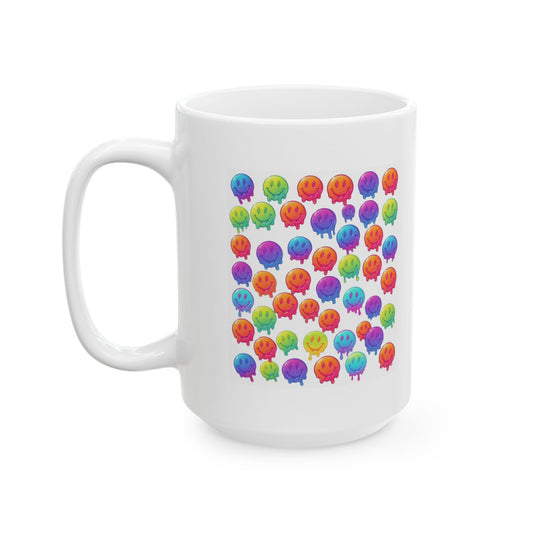 "Melting Hot" White Ceramic Mug