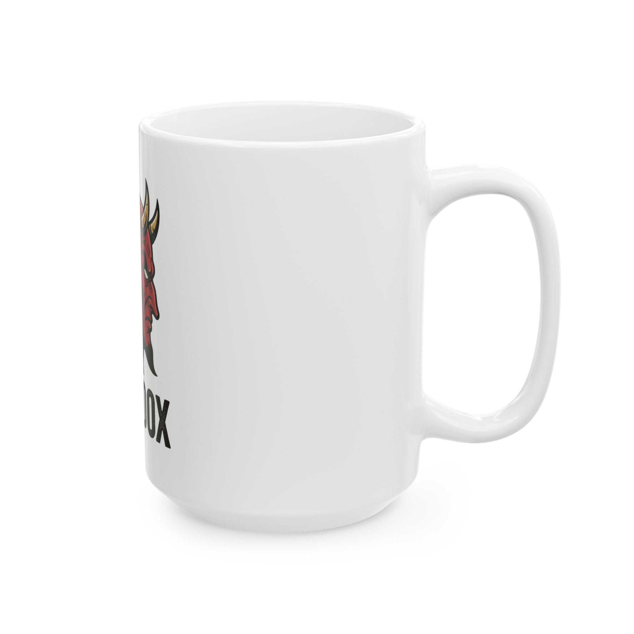 "Paradox" White Ceramic Mug