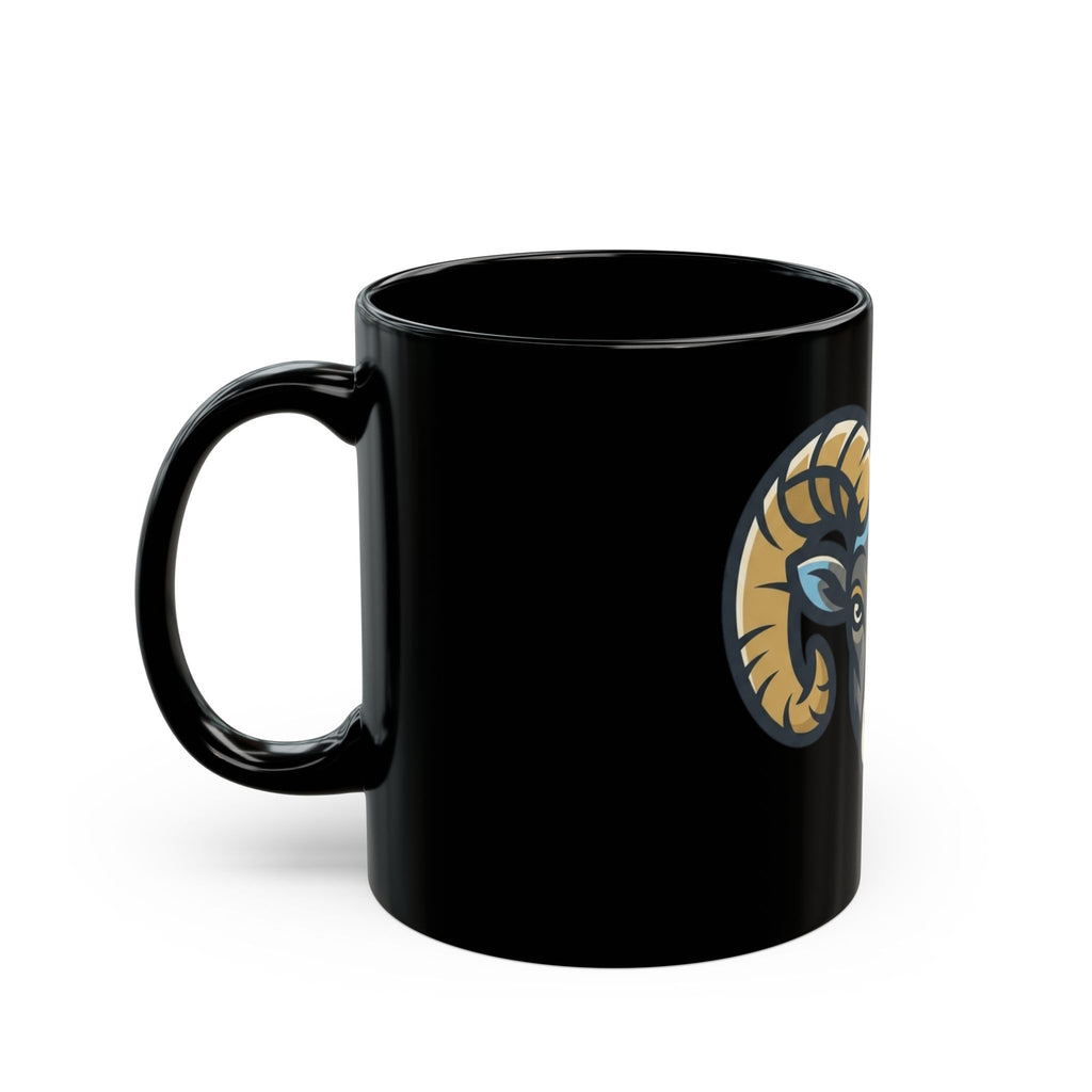 "May Legend" Black Ceramic Mug — Graphic