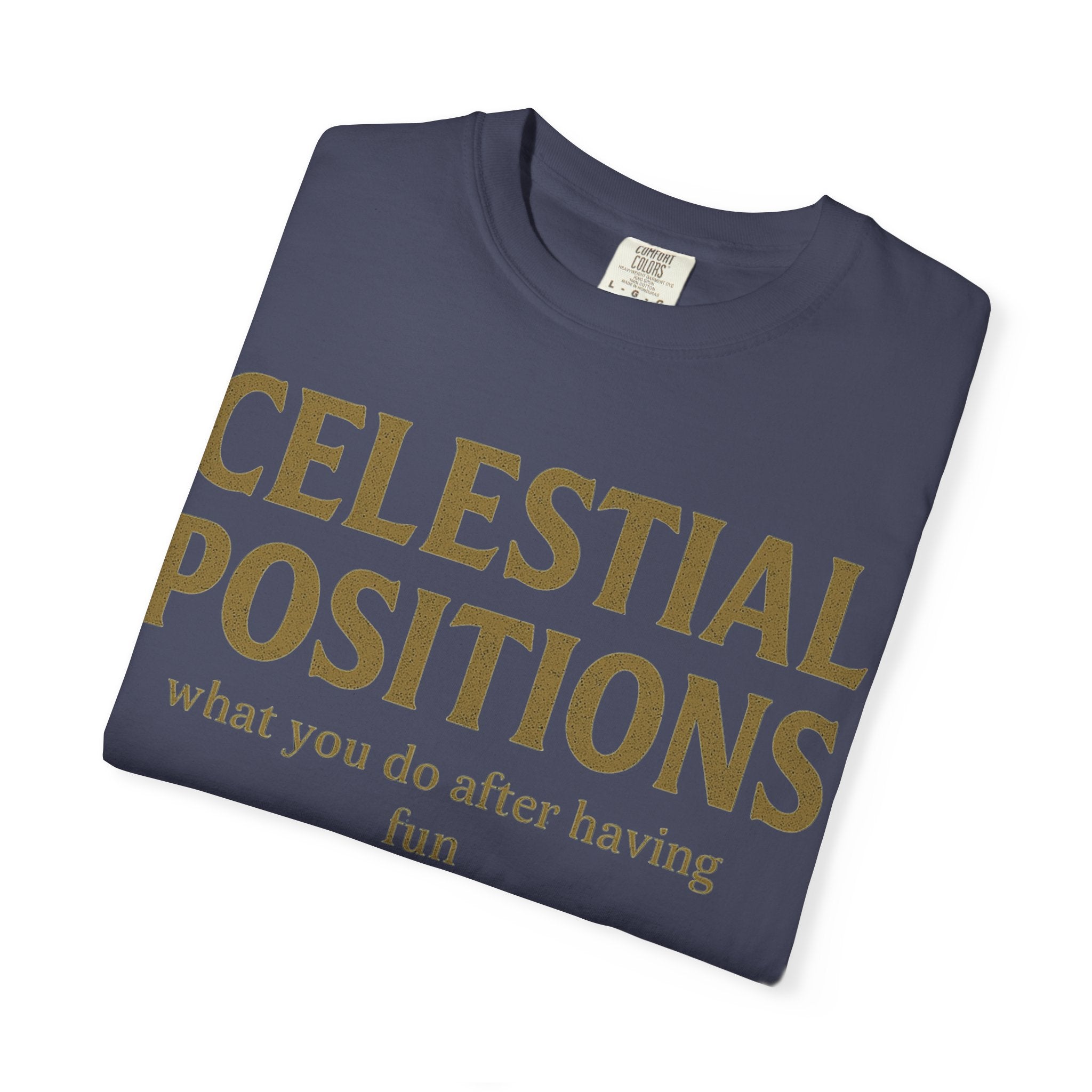 "Celestial Positions" Unisex Garment-Dyed T-shirt