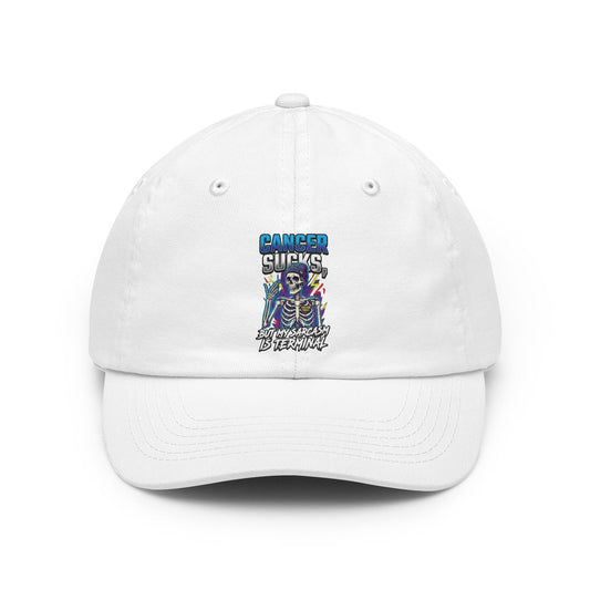 Color: White | Cancer Sucks But My Sarcasm Is Terminal Dad Hat