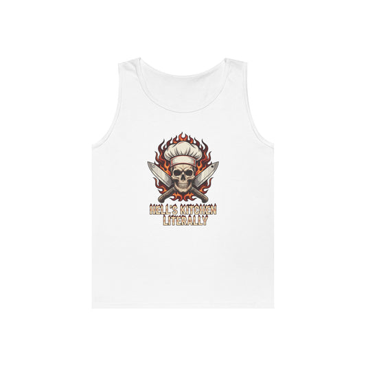 Color: White | Hell's Kitchen Literally Tank Top