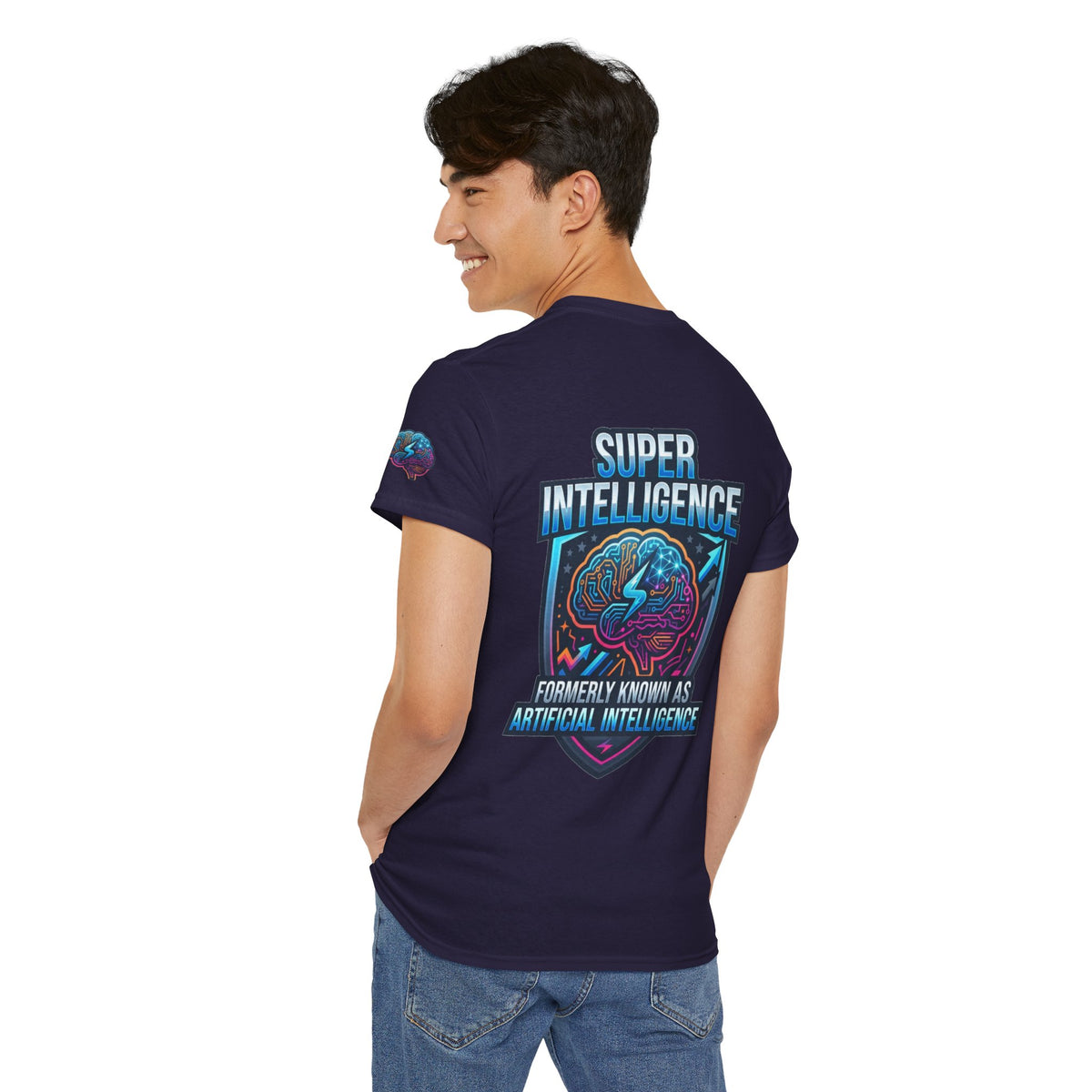 Color: Blackberry | Super Intelligence Premium Graphic Tee