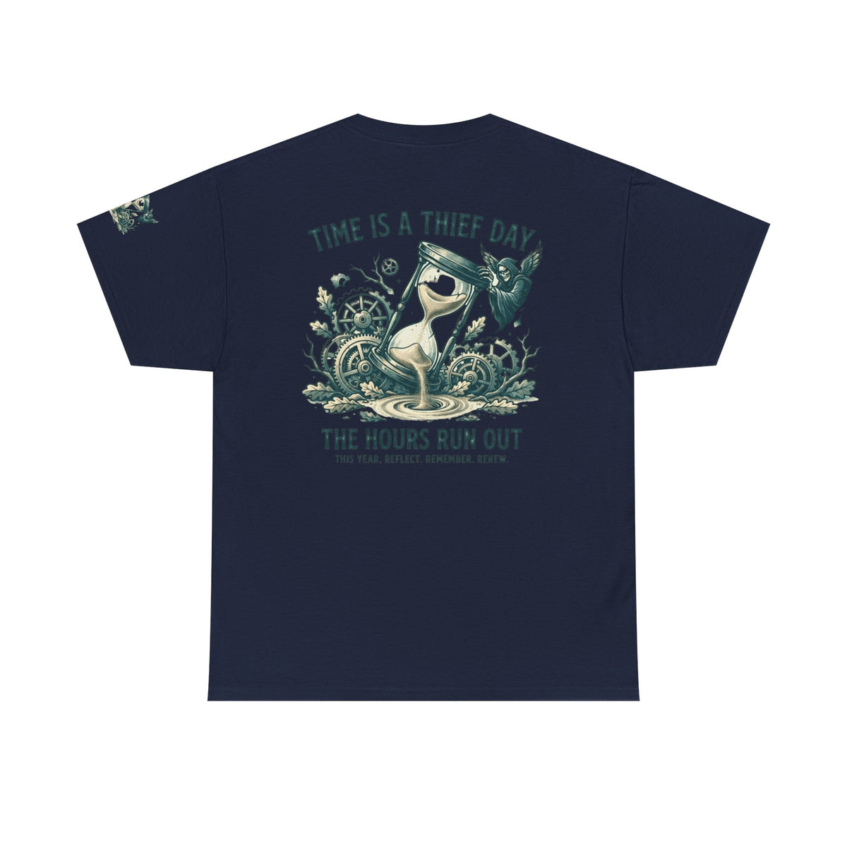 Color: Navy | Time is a Thief Premium Graphic Tee