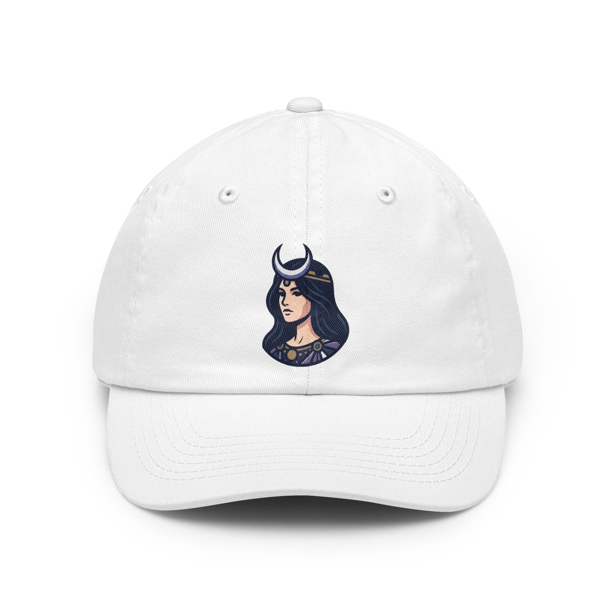 Color: White | The Cosmic Tarot (High Priestess) Dad Hat