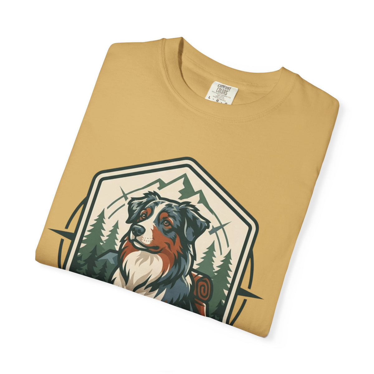 "Australian Sheperd" Unisex Garment-Dyed Tee