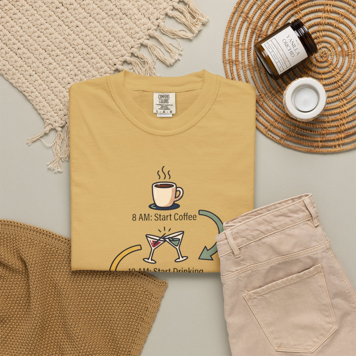 Thanksgiving Regrets Unisex Garment-Dyed Tee
