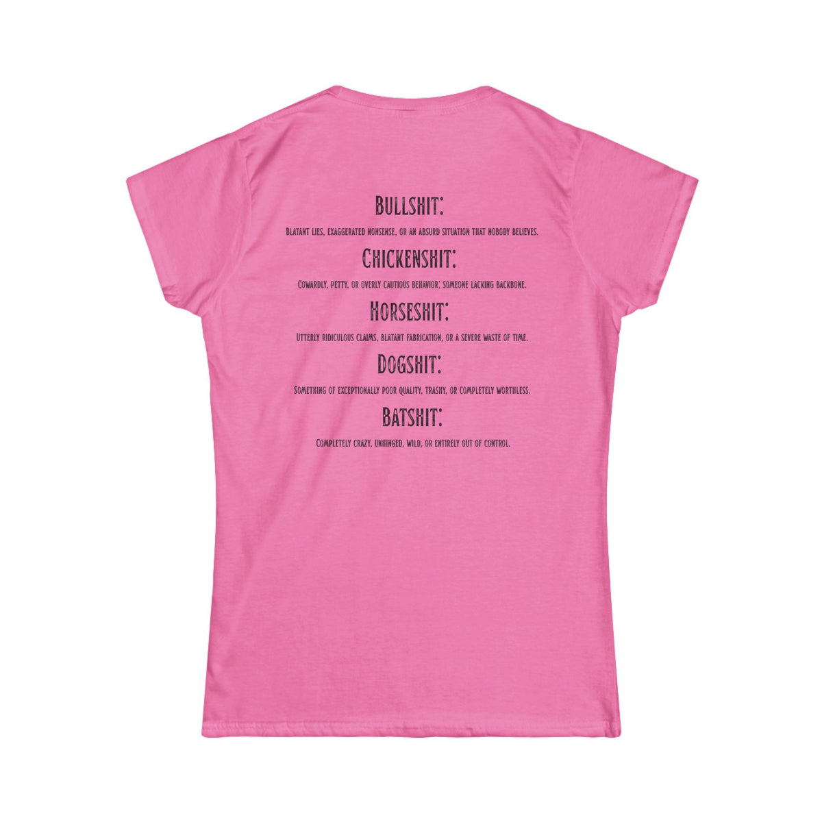 "Types of Shit" Women's Tee