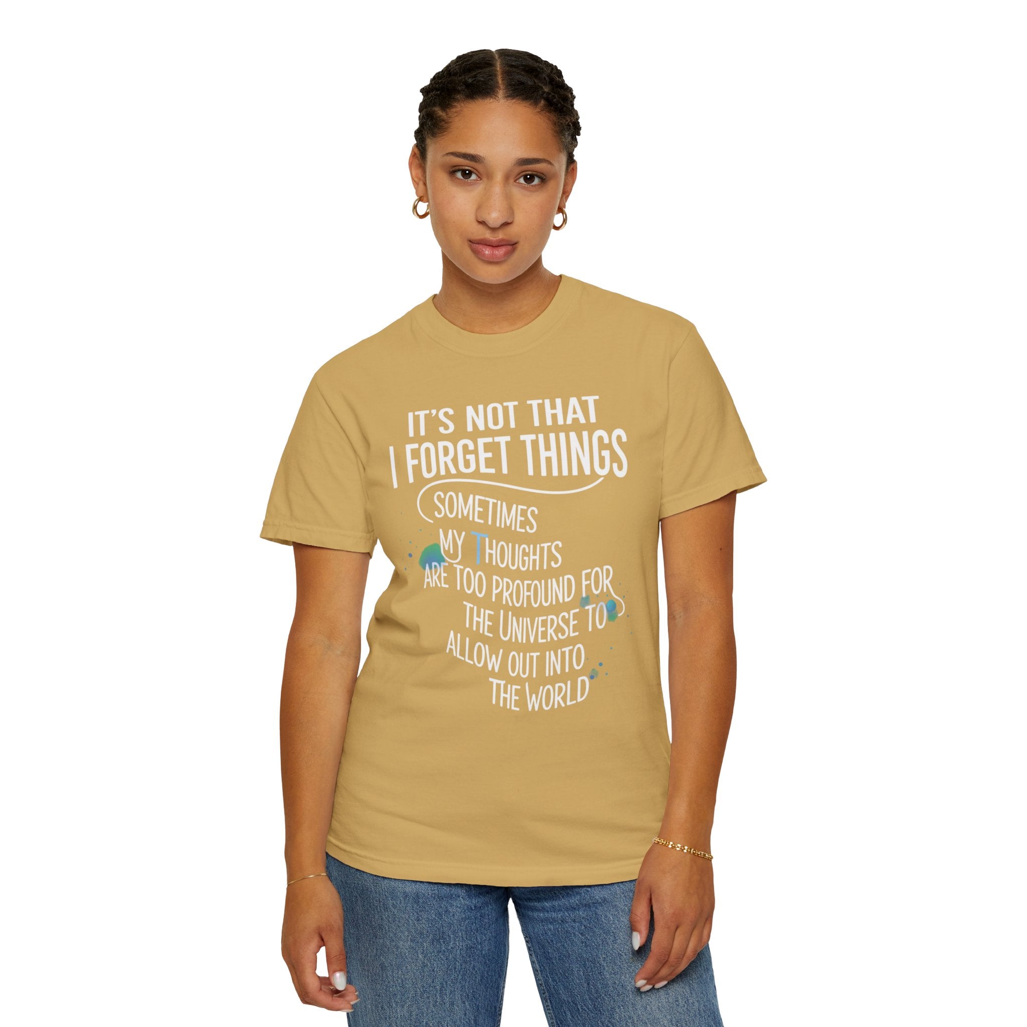 "Profound Thoughts 4" Unisex Garment-Dyed T-shirt