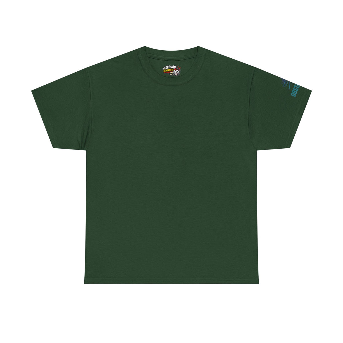 Color: Forest Green | Life Is The Obstacles Premium Graphic Tee