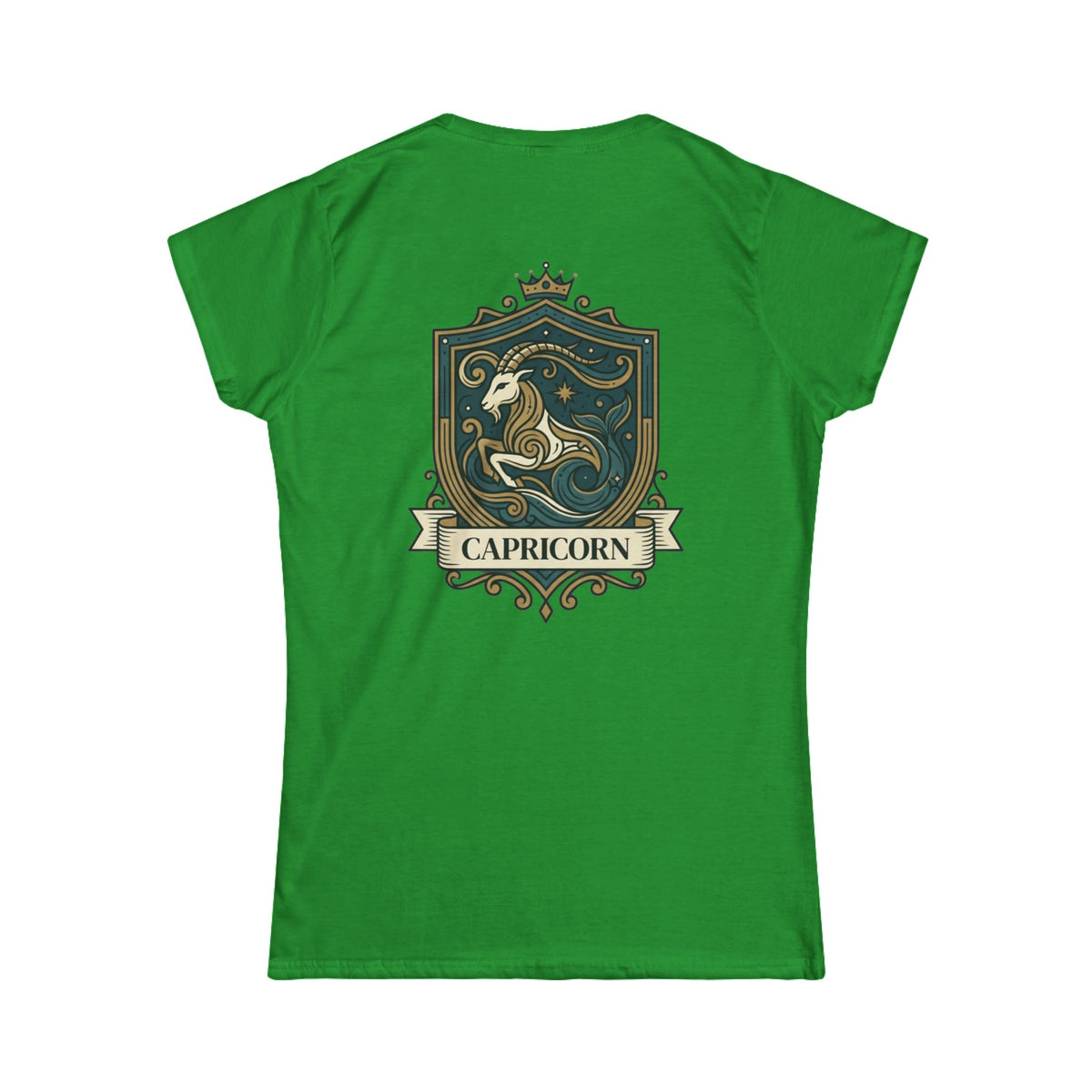 "Capricorn- The Sea-Goat Crest" Women's Tee