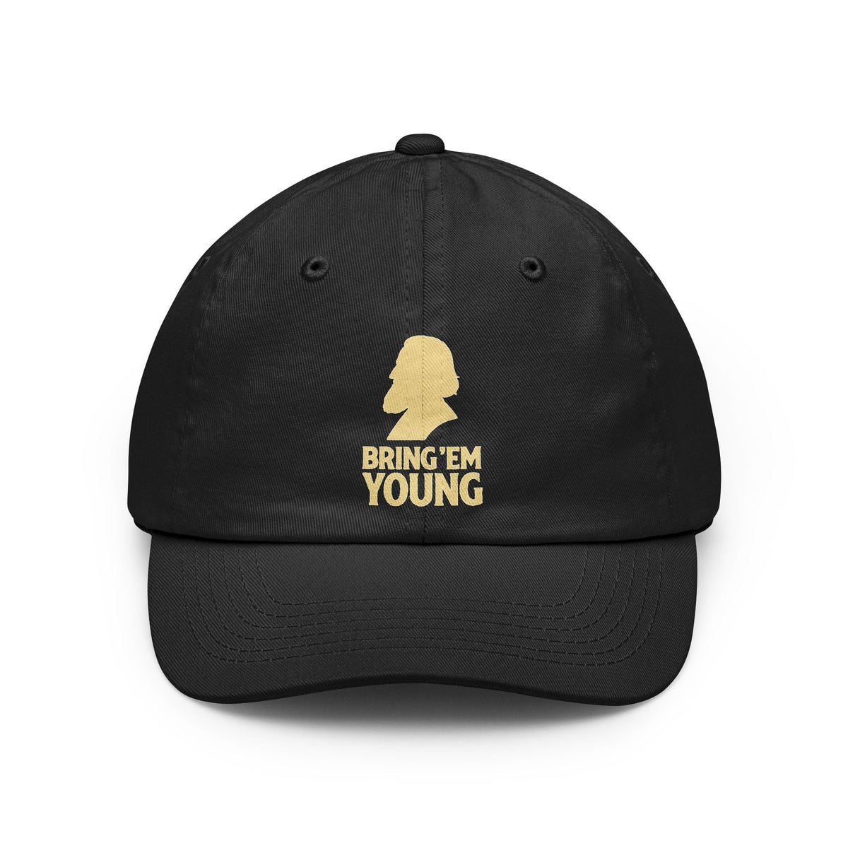 Color: Black | Bring Em Young Dad Hat
