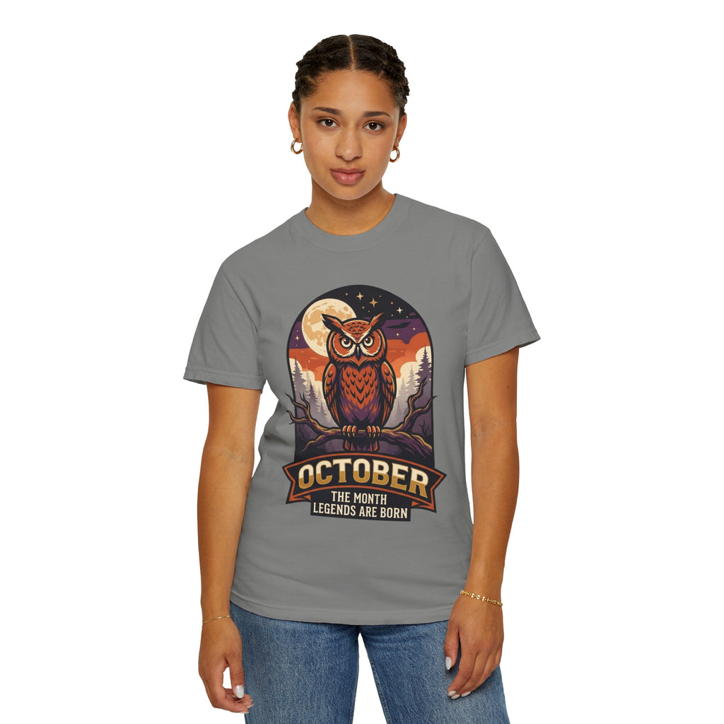 "October Legend" Unisex Garment-Dyed Tee