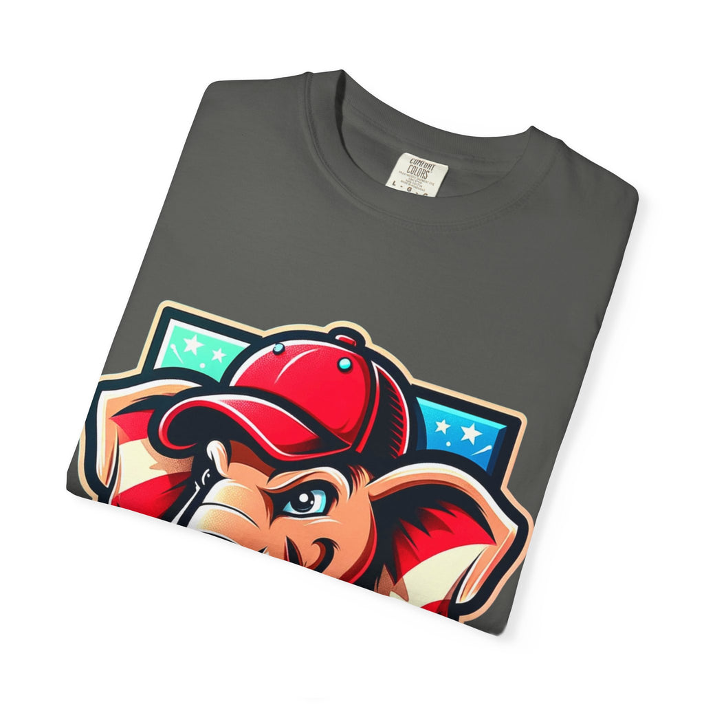 "The Patriot Elephant" Unisex Garment-Dyed T-shirt