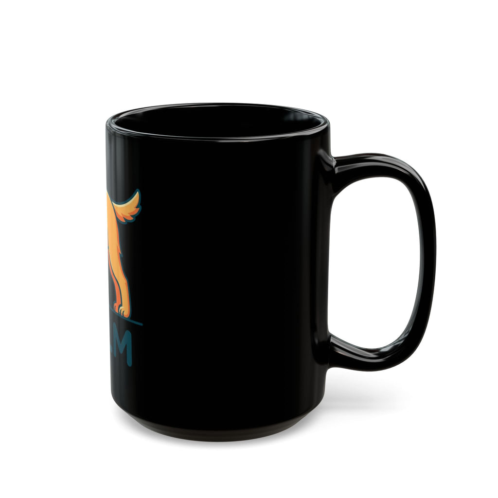 "Dog CALM" Black Ceramic Mug