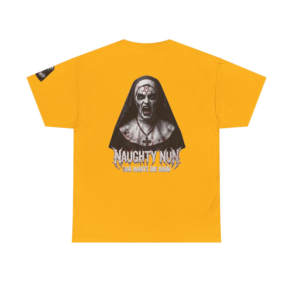 Color: Gold | Naughty Nun Premium Graphic Tee