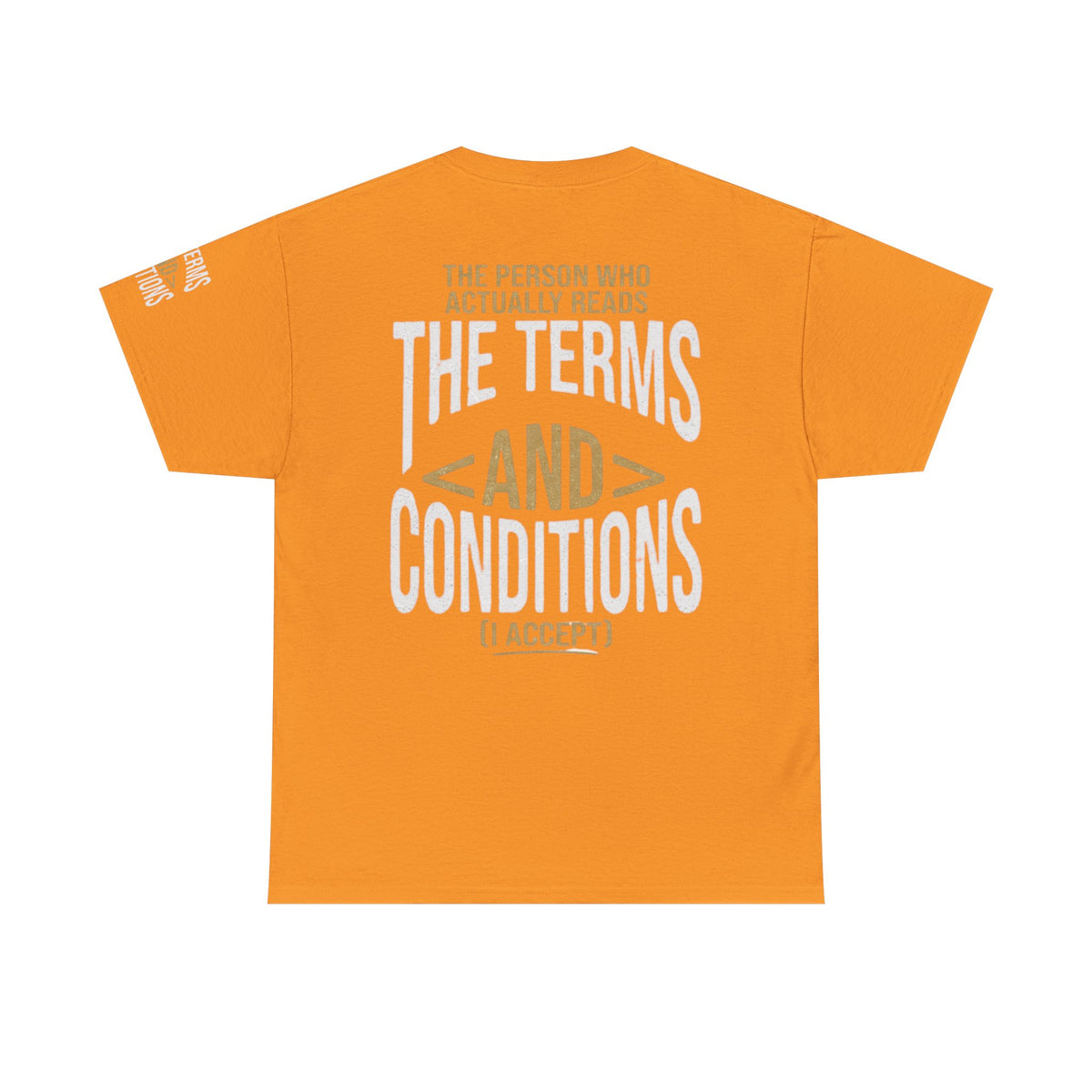 Color: Tennessee Orange | Terms and Conditions Premium Graphic Tee