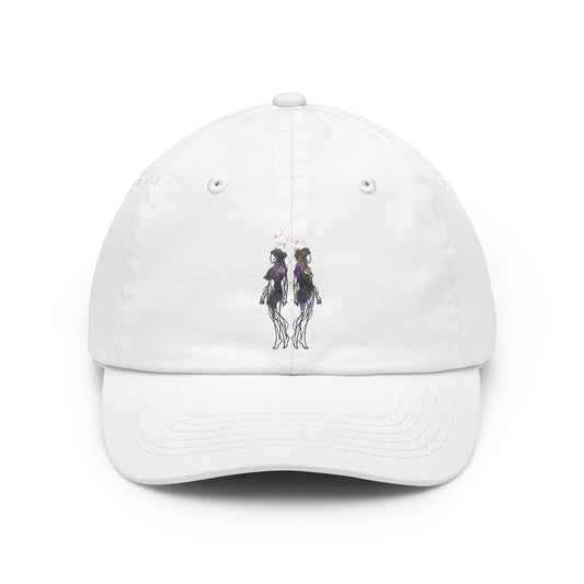Color: White | Gemini The Celestial Twins Dad Hat