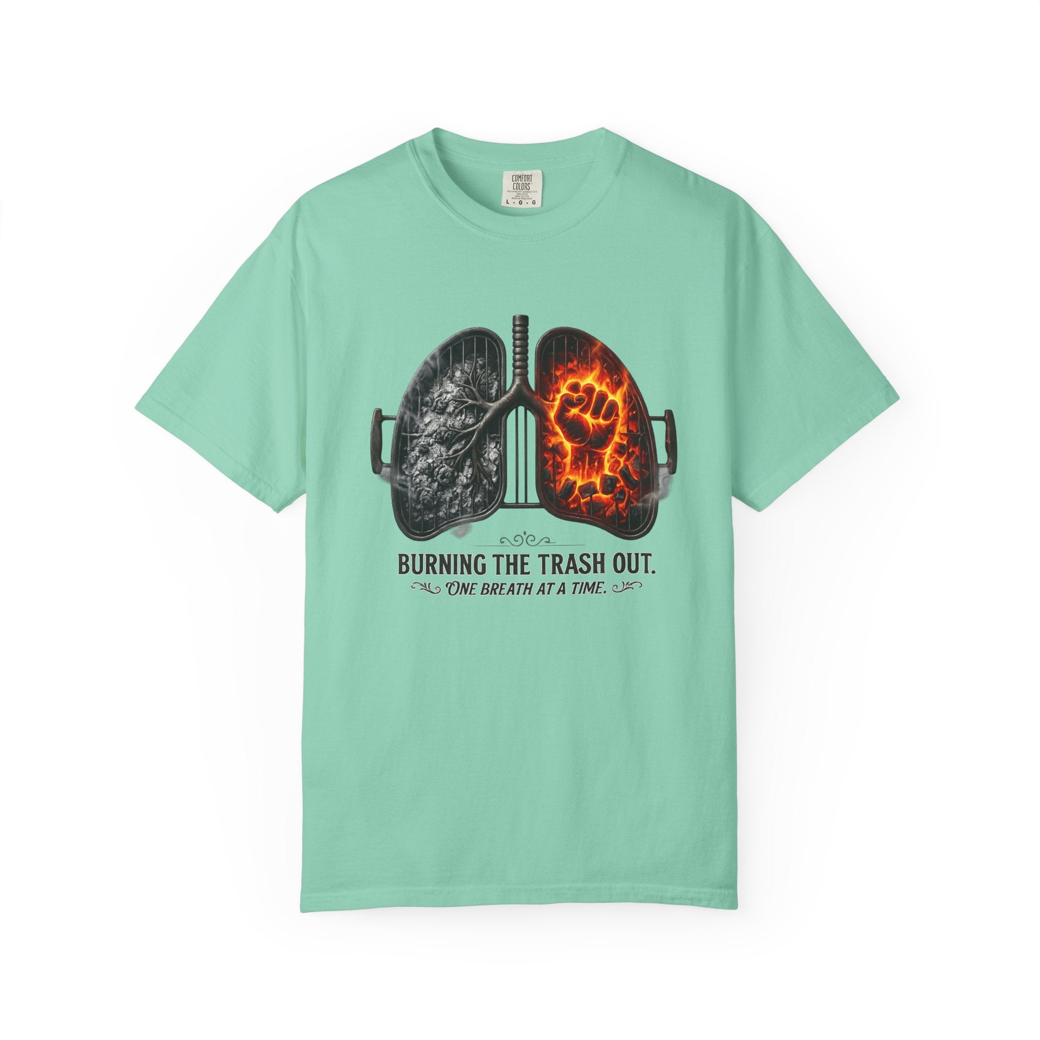 "Burning the Trash Out" Unisex Garment-Dyed T-shirt
