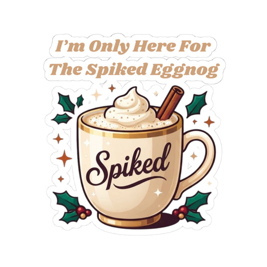 "Spiked Eggnog" Sticker — Main
