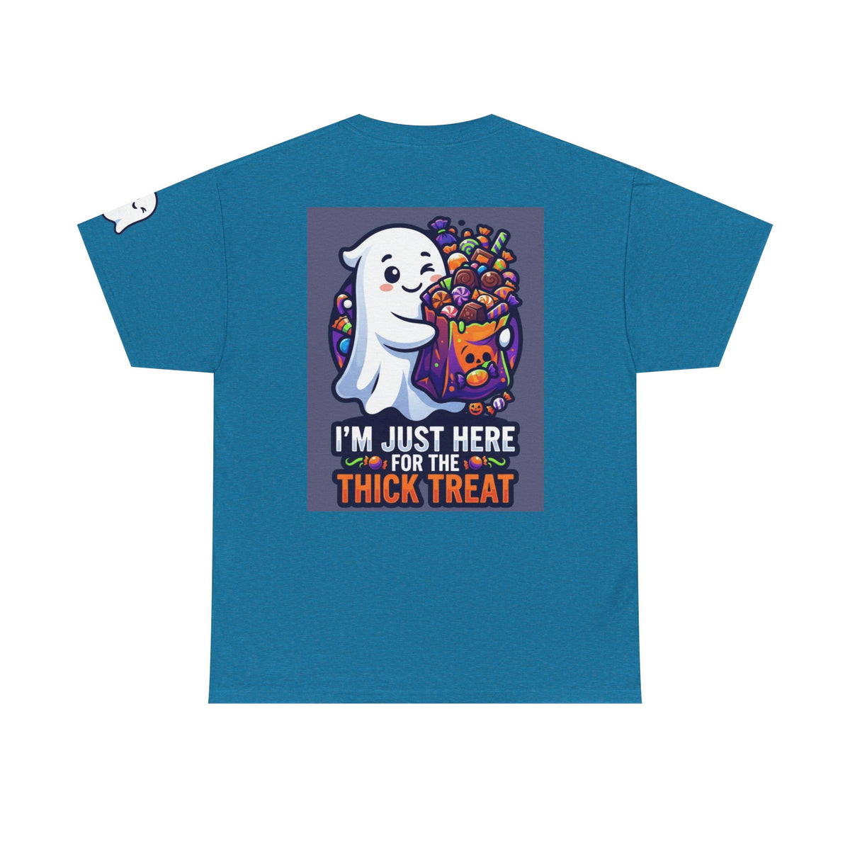 Color: Antique Sapphire | I'm Just Here For The Thick Treat Premium Graphic Tee
