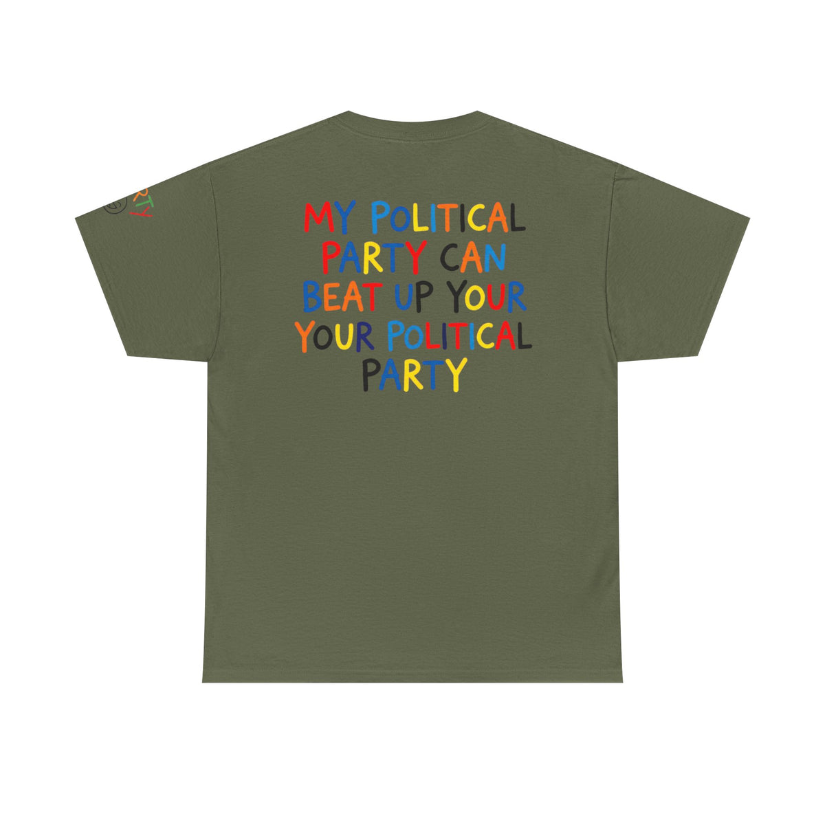 Color: Military Green | Political Parties Premium Graphic Tee