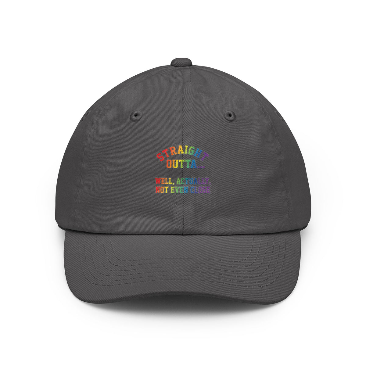 Color: Charcoal | Straight Outta Not Even Dad Hat