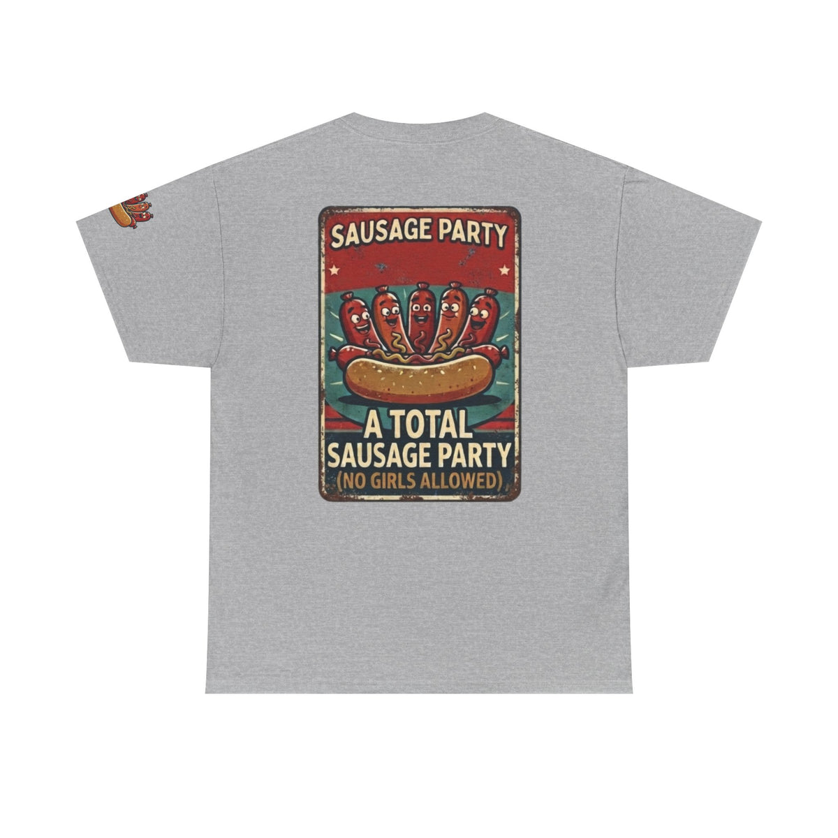 Color: Sport Grey | Sausage Party Premium Graphic Tee